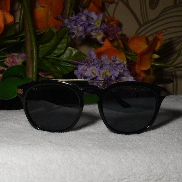 SEE RX Sunglasses Gold/Black Color Combo FABULOUS! - Picture 4 of 8